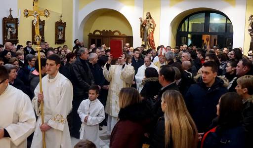 Ponoćka u gospićkoj katedrali