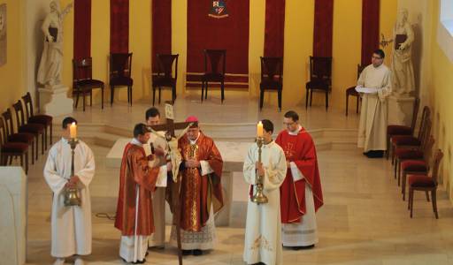 Raspored biskupovih slavlja u gospićkoj katedrali u Velikom tjednu